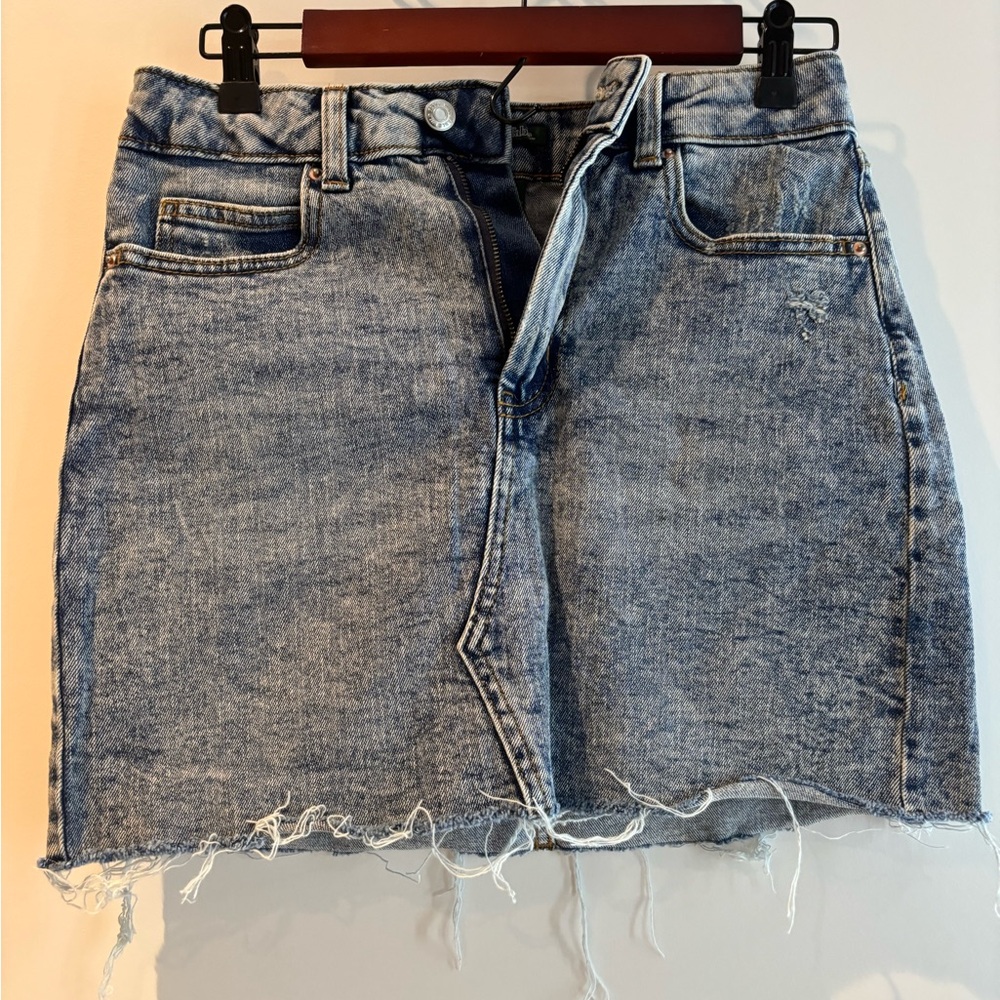 Wild Fable Blue Mini Pencil Skirt Casual